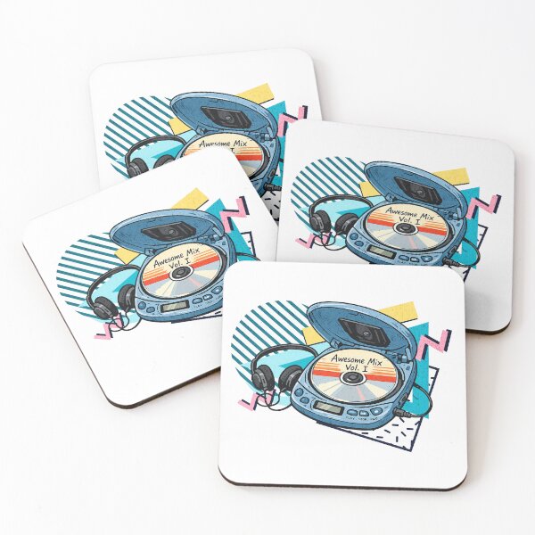 Item preview, Retro Discman & Headphones — Awesome Mix Vol. 1 designed and sold by Nacho Average Designs.