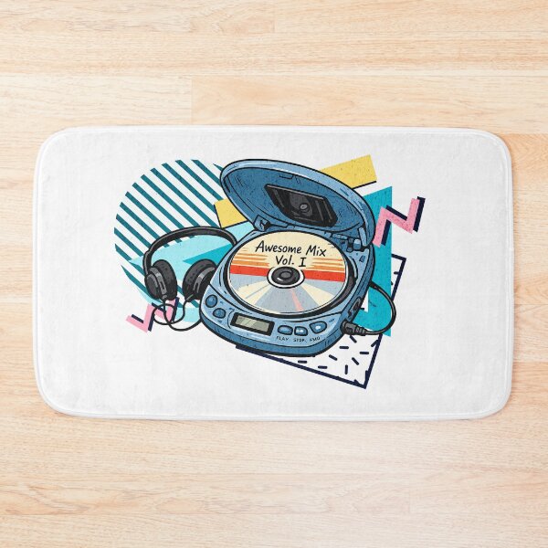 Item preview, Retro Discman & Headphones — Awesome Mix Vol. 1 designed and sold by Nacho Average Designs.