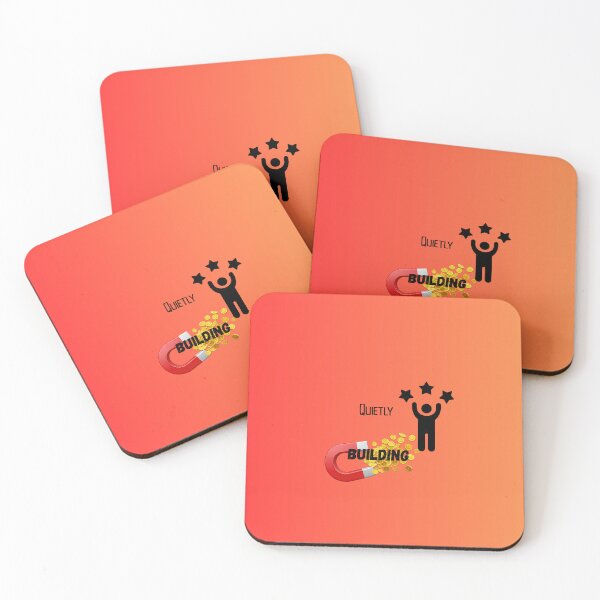 Item preview, Quietly Building Success – Introvert Entrepreneur Motivation Design. designed and sold by NeonPetal.
