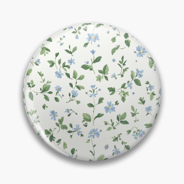 Item preview, Blue Ditsy Floral Wildflower Pattern designed and sold by PixelPrintsCo.
