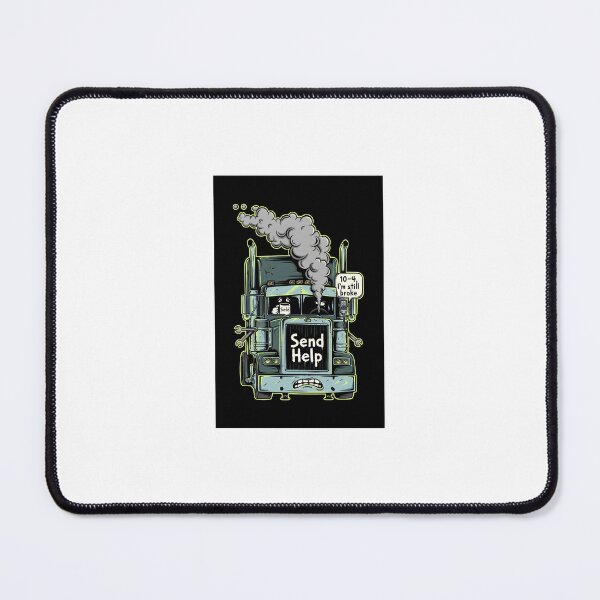 Item preview, Funny Trucker Sticker - Truck Broke Again OTR Humor designed and sold by LithsMisc.