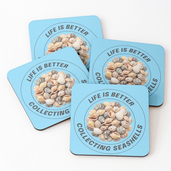 Item preview, Life is better collecting seashells 2 designed and sold by Rockyctees.