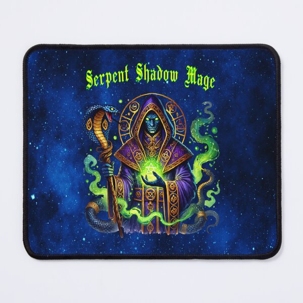 Item preview, Serpent Shadow Mage — Arcane Sorcery & Gothic Venom designed and sold by MysticOzzy.