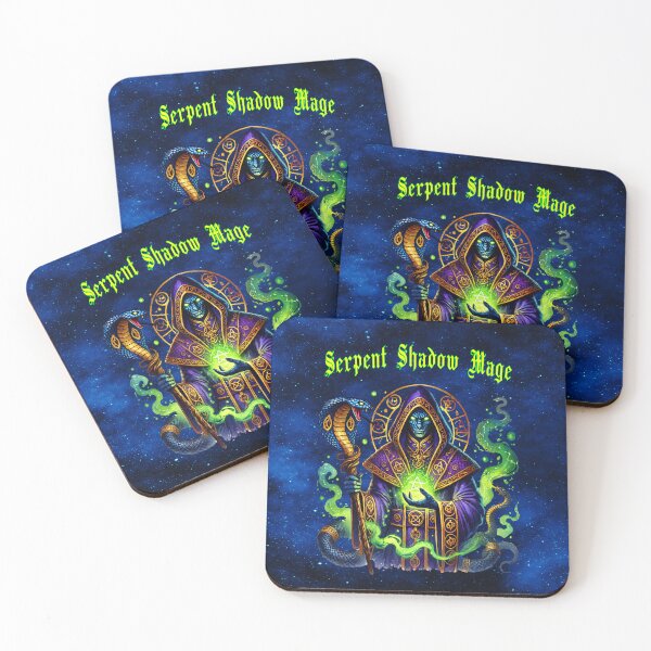 Item preview, Serpent Shadow Mage — Arcane Sorcery & Gothic Venom designed and sold by MysticOzzy.