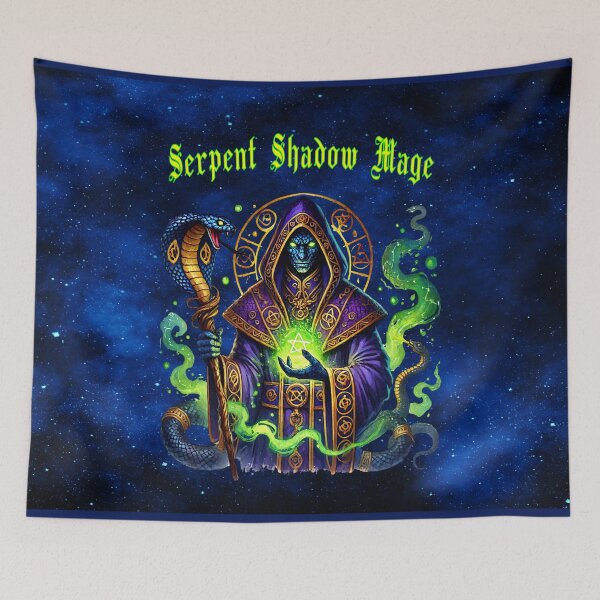 Item preview, Serpent Shadow Mage — Arcane Sorcery & Gothic Venom designed and sold by MysticOzzy.