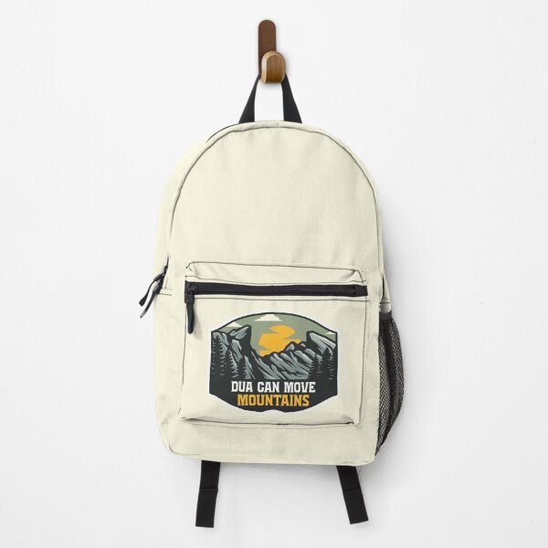 Item preview, Dua Can Move Mountains Vintage Mountain Badge Islamic Motivation designed and sold by Miniature Store.