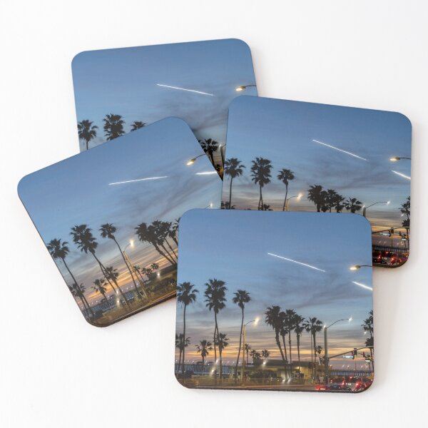 Item preview, Space X 600th Falcon Flight Huntington Beach Pier designed and sold by PsychoAlien.com.