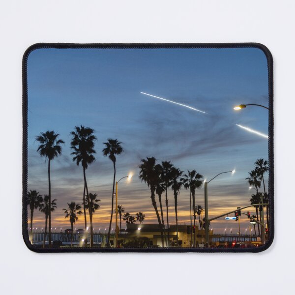Item preview, Space X 600th Falcon Flight Huntington Beach Pier designed and sold by PsychoAlien.com.