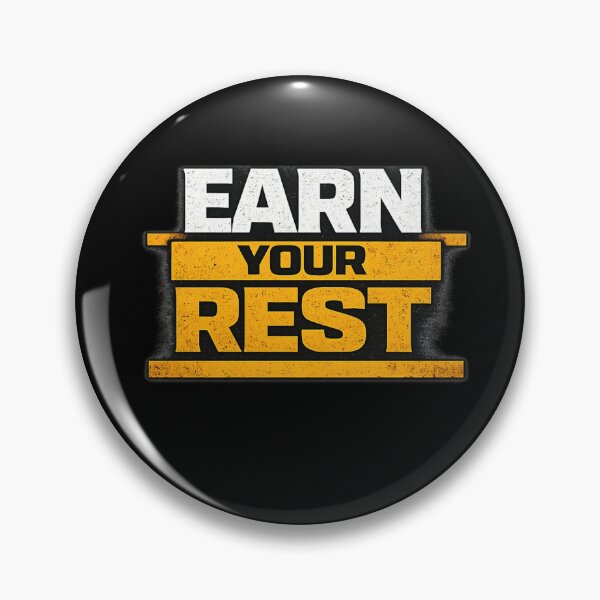 Item preview, Earn Your Rest Discipline Work Ethic Motivation Design designed and sold by Wolf Garage.