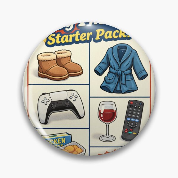 Item preview, “Sorry I’m Busy” Starter Pack – Cozy Introvert Meme Sticker designed and sold by SouthernNothing.