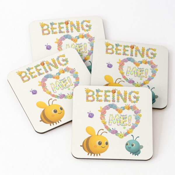 Item preview, Beeing Me! Cute Self Expression Positive Bee Art designed and sold by Be Free Effect.