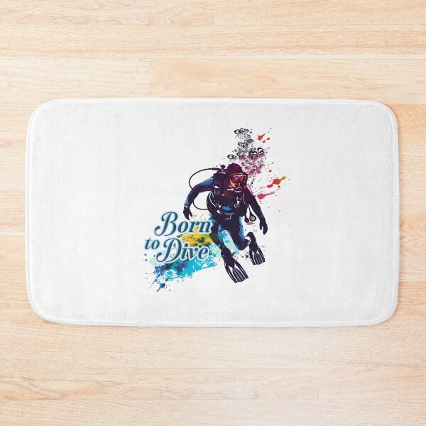 Item preview, Born to Dive – Free Spirit Under the Sea designed and sold by MuninosShop.