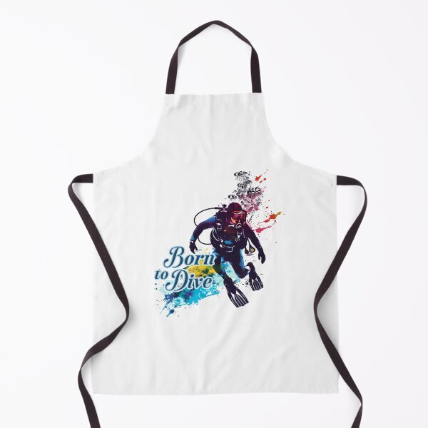 Item preview, Born to Dive – Free Spirit Under the Sea designed and sold by MuninosShop.