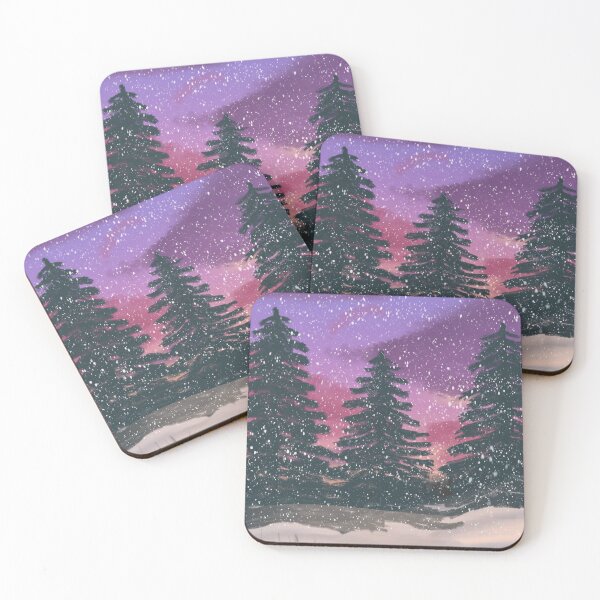 Item preview, Snowy Winter Wonderland (Morning Glow) designed and sold by Colorful Creative Arts .