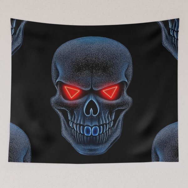 Item preview, Red eyed skull designed and sold by Joshuasanga76a.