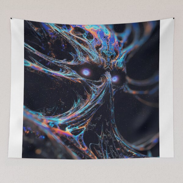 Item preview, Microcosmic Encounter – Psychedelic Fractal Cellular Entity Poster designed and sold by House of the Charlatan.