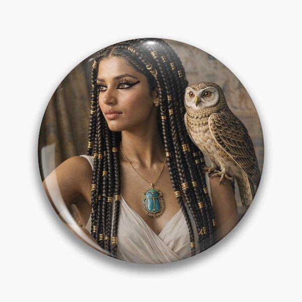 Item preview, Ancient Egyptian Woman with owl designed and sold by TuyaArts.