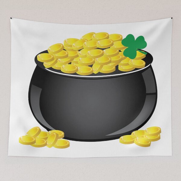 Item preview, Pot of Gold clip art designed and sold by MagnoliaLake.