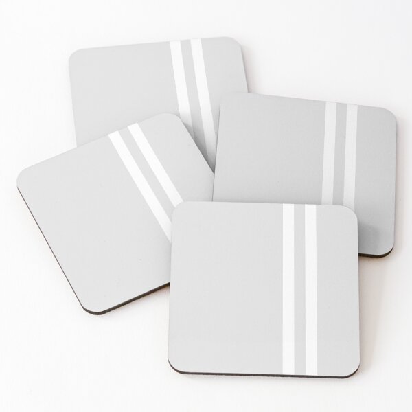 Item preview, Strictly Exclusive™ | Platinum Double Stripe Edition designed and sold by Rasamore™ Studios | Minimalist Art.