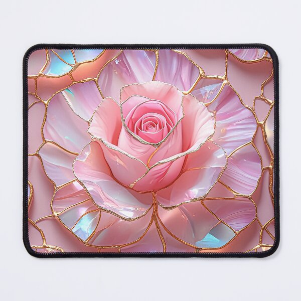 Item preview, Rose Stained Glass Effect Graphic Design designed and sold by caseluv.