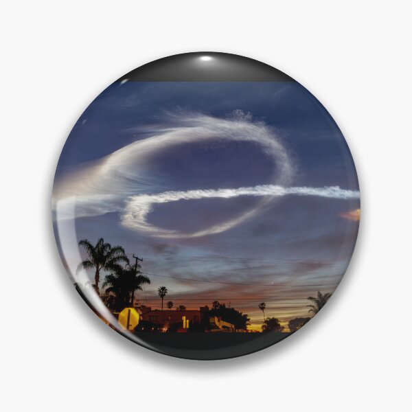 Item preview, Space X 600th Falcon Rocket Trail Spells Q designed and sold by PsychoAlien.com.