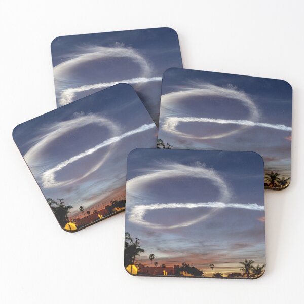 Item preview, Space X 600th Falcon Rocket Trail Spells Q designed and sold by PsychoAlien.com.