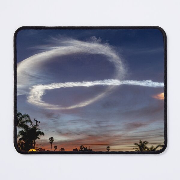 Item preview, Space X 600th Falcon Rocket Trail Spells Q designed and sold by PsychoAlien.com.