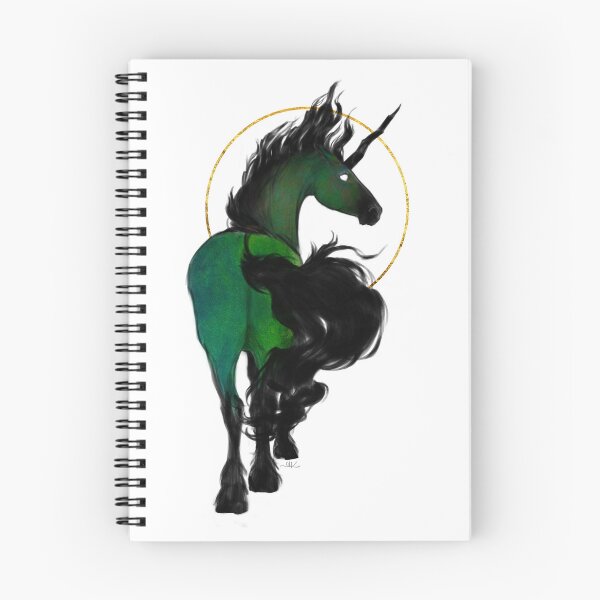 Item preview, Emerald Unicorn | Fantasy Illustration designed and sold by AKelleyDesigns.