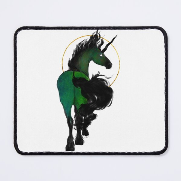 Item preview, Emerald Unicorn | Fantasy Illustration designed and sold by AKelleyDesigns.