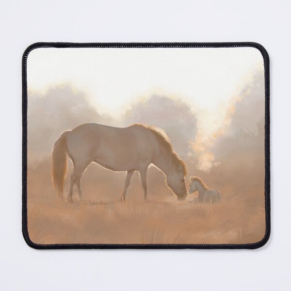 Item preview, Tranquil Meadow | Horse Illustration designed and sold by AKelleyDesigns.