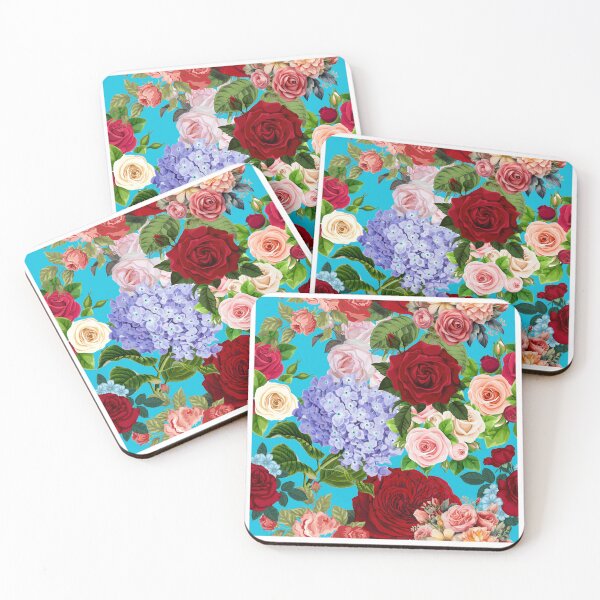Item preview, Bold Roses and Hydrangeas designed and sold by Post Haste Art.