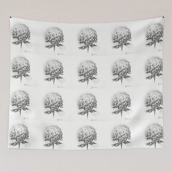 Item preview, Chrysanthemum flower scandic style designed and sold by SoNataArt.