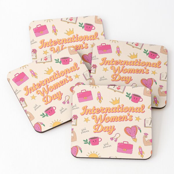 Item preview, International Women's Day Girl Power Pattern – Empowered Icons Celebration   designed and sold by Midnight Veil Designs.
