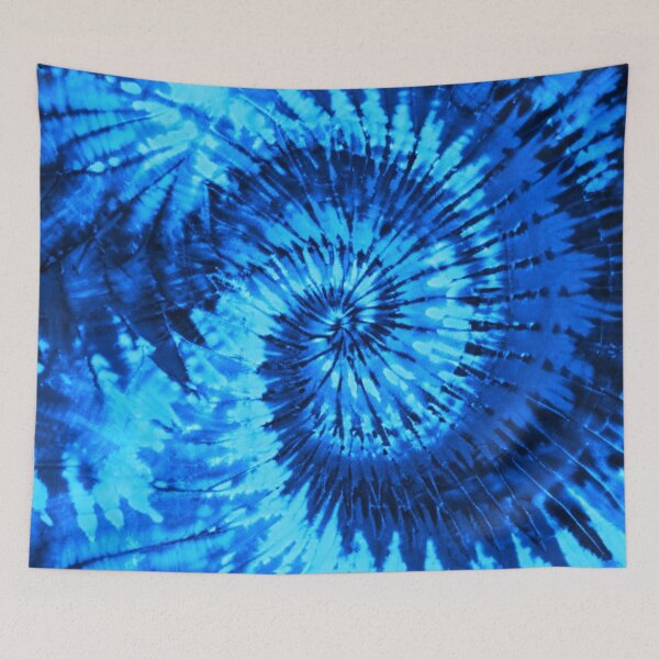 Item preview, Blue Dark Tie Dye designed and sold by Ameliatra Design.
