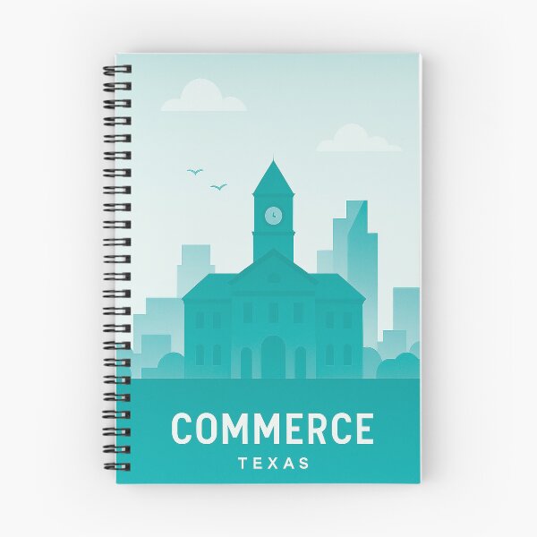 Aperçu de l'œuvre Commerce Texas Travel créée et vendue par Thistle-TShop.