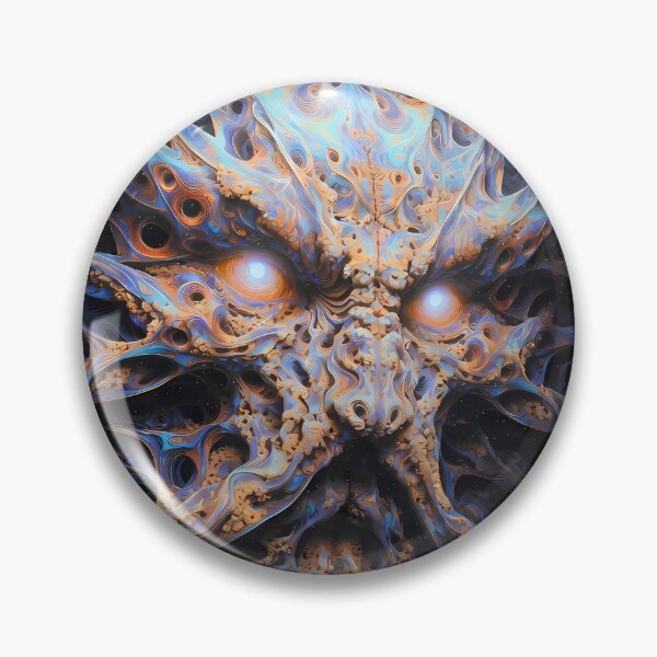 Item preview, The Architect of First Light | Cosmic Guardian Wall Art | Psychedelic Portal Entity designed and sold by House of the Charlatan.