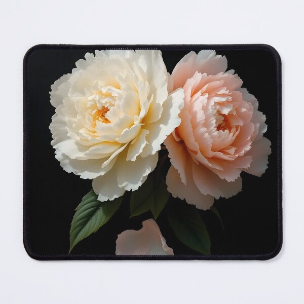 Item preview, Peony Study in Shadow Dark Floral Painting designed and sold by PixelPrintsCo.