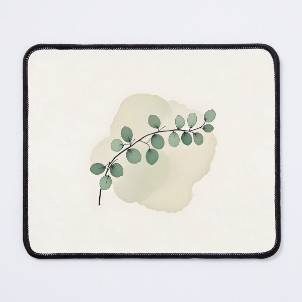 Item preview, Arte lineal de eucalipto con lavado verde salvia designed and sold by PixelPrintsCo.