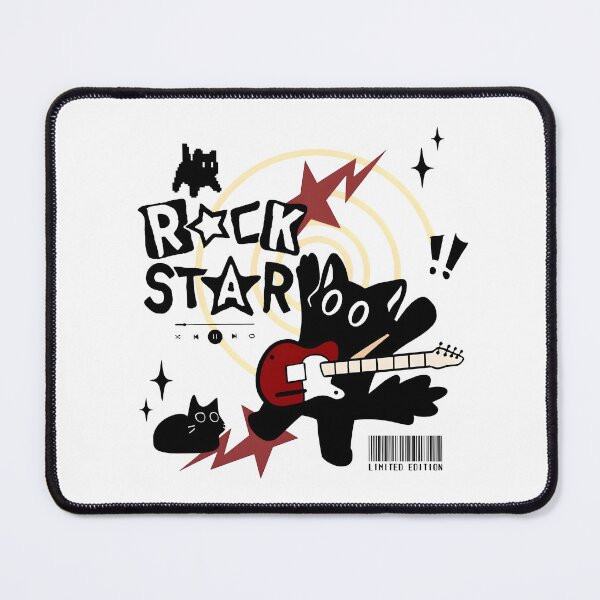 Item preview, Rock Star Kitty designed and sold by SlayPOPShop.