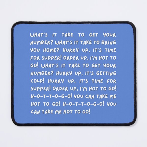 Item preview, Hot To Go Lyrics - Chappell Roan designed and sold by whygracie.