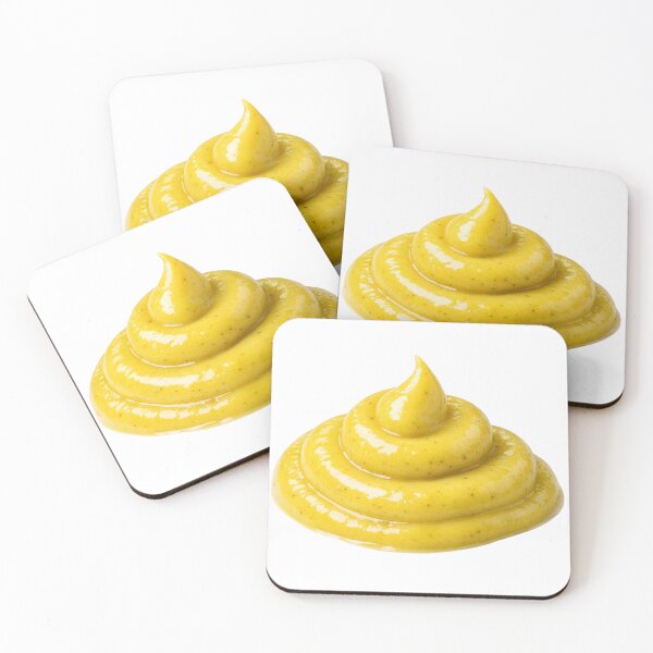 Item preview, Yellow Mustard Sauce Swirl Isolated designed and sold by PriyankaSonara.