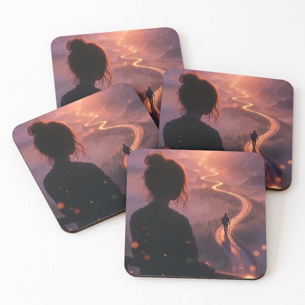 Item preview, Golden Horizon of Unspoken Love designed and sold by PixelVibe782.