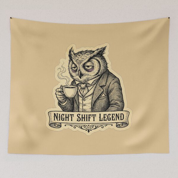 Item preview, Night Shift Legend: The Weary Sage of Top-Tier Thinking designed and sold by Top-Tier Thinking .