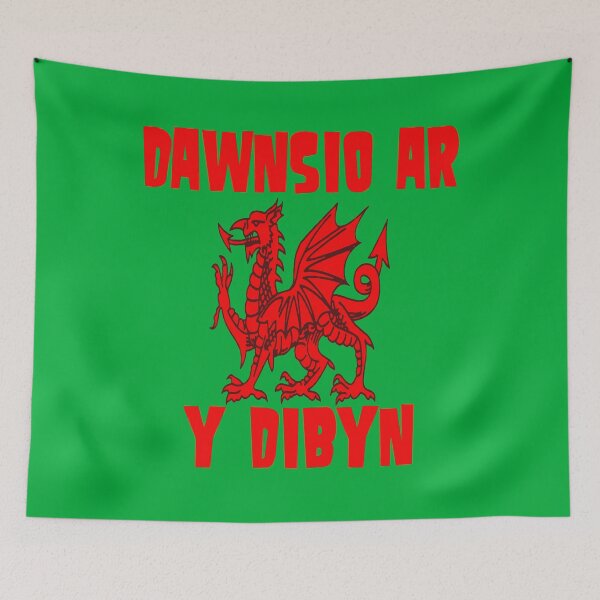 Item preview, A Red Dragon Playing With Fire Dawnsio ar y dibyn  designed and sold by taiche.