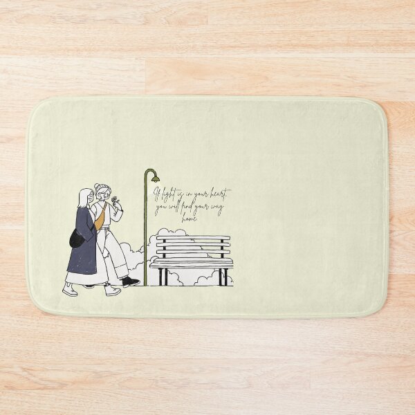 Item preview, Light in Your Heart – Minimalist Inspirational Quote Illustration designed and sold by Dimu Co..