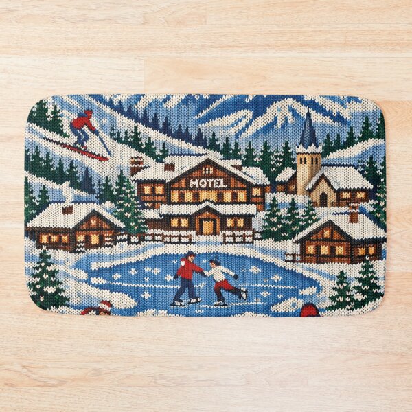 Item preview, Winter holiday in the mountains, Alps, cozy knitting pattern designed and sold by Mauswohn.
