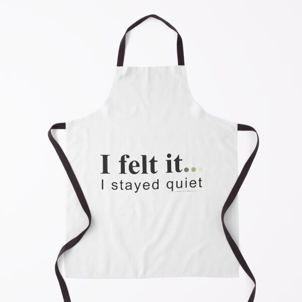 Item preview, I Felt It, I Stayed Quiet – Minimalist Emotional Quote Sticker designed and sold by MadCatDesign77.