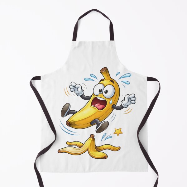 Item preview, Funny Cartoon Banana Slipping Scene designed and sold by PriyankaSonara.