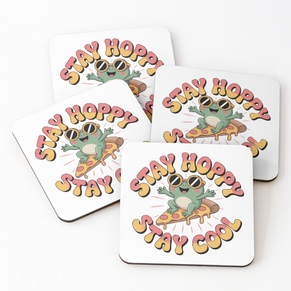 Item preview, Kawaii Frog, Cute Kawaii Frog Riding On A Pizza Slice designed and sold by graphic-genie.