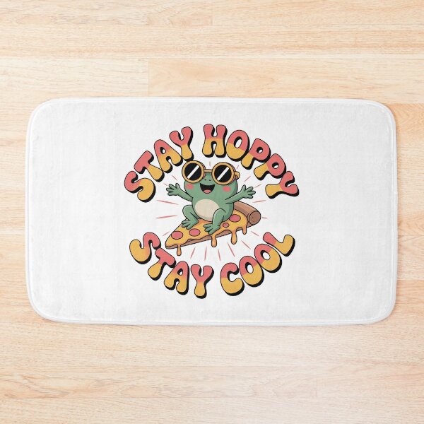 Item preview, Kawaii Frog, Cute Kawaii Frog Riding On A Pizza Slice designed and sold by graphic-genie.